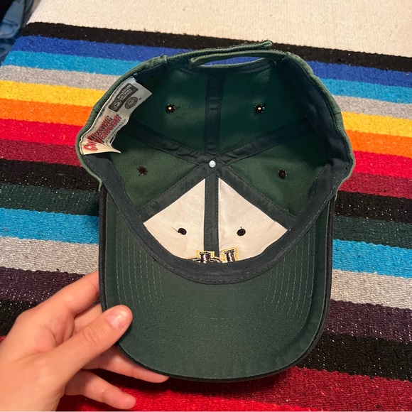 Vintage Oregon ducks Adjustable Hat interlocking UO hand washed - Picture 10 of 16